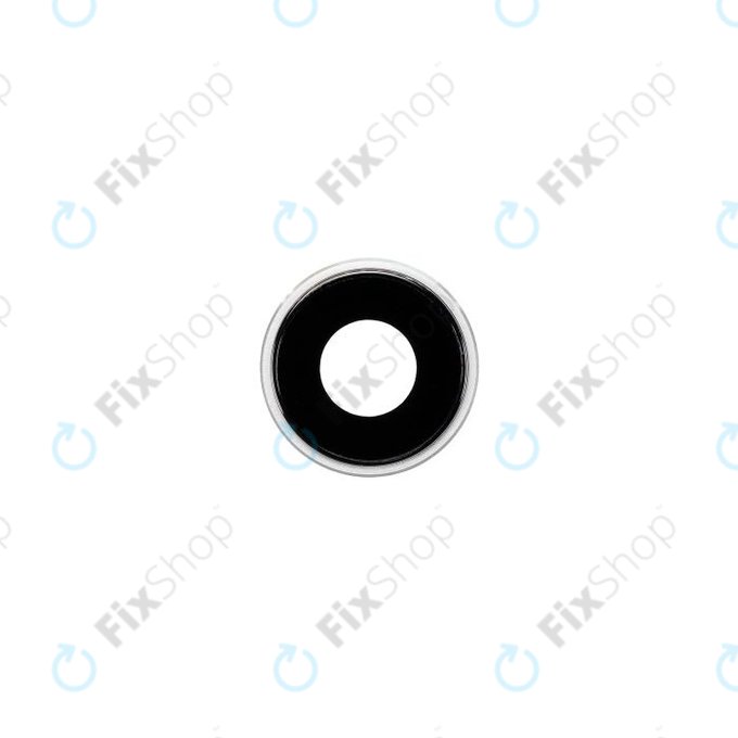 Apple iPhone XR - Sklíčko Kamery s Rámem (White)