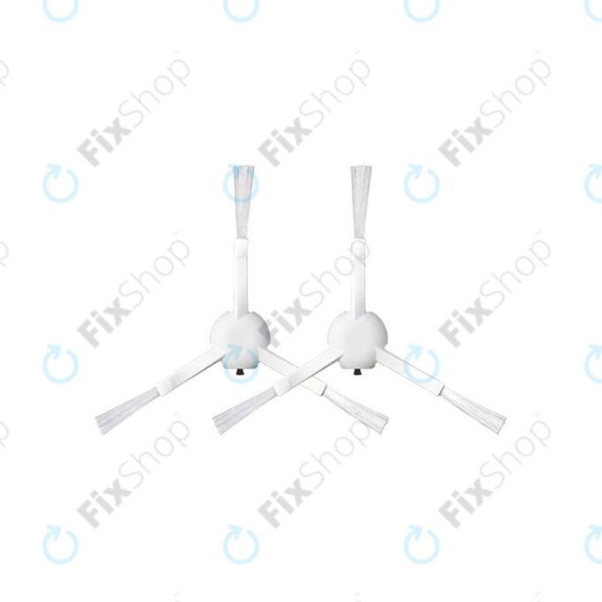 Xiaomi Dreame L10 Pro, D9, D9 Max, D9 Pro, F9, Mi Robot Vacuum Mop (Mijia 1C), 2 (Mijia 2C), 2 Pro+ (Mijia 1T), 2 Ultra, Trouver Roboter LDS - Boční Kartáč (Bíly) - 2ks