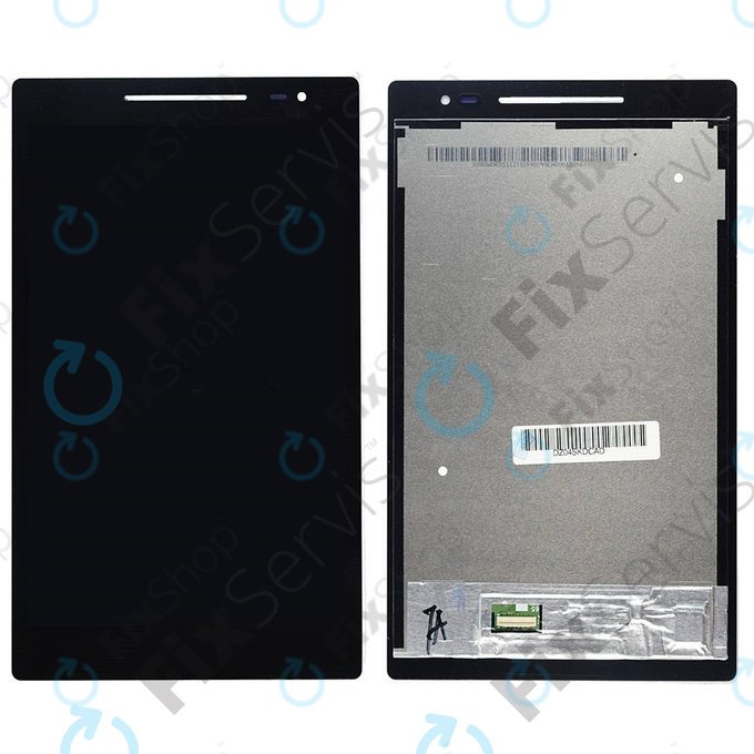 Asus ZenPad 8 Z380C, Z7380CX - LCD Displej + Dotykové Sklo + Rám (Černá)