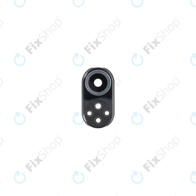 Huawei Nova 9 - Sklíčko Zadnej Kamery + Rám (Black) - 51680446 Genuine Service Pack