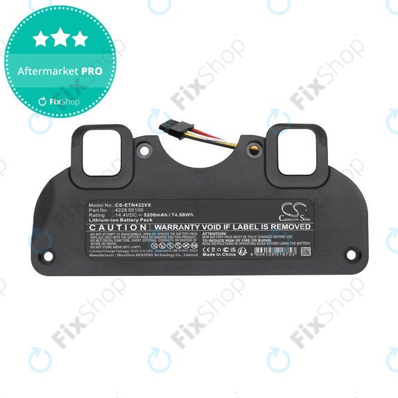 Baterie pro ETA 4228 Navaggio Profi, 5200mAh, Li-Ion, 14.4V, 4228 00100, HQ