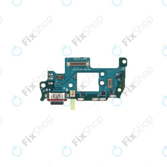 Samsung Galaxy S23 FE S711B - Nabíjecí Konektor PCB Deska - GH96-16217A Genuine Service Pack