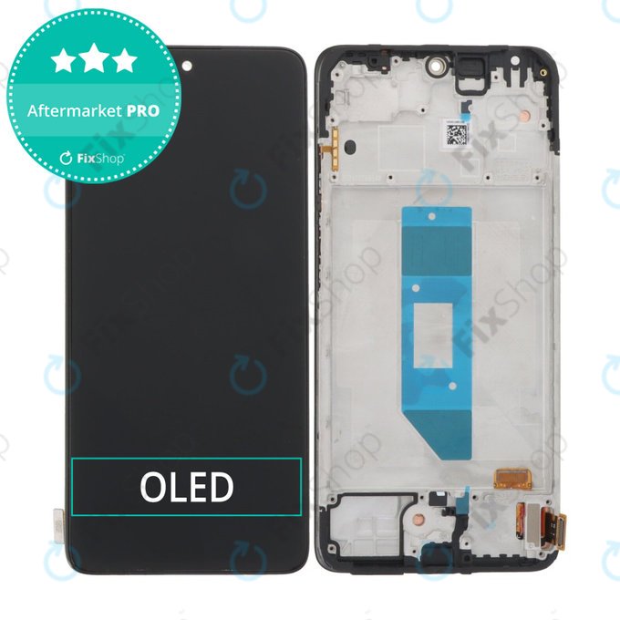 Xiaomi Redmi Note 14 Pro 4G 24116RACCG - LCD Displej + Dotykové Sklo + Rám (Midnight Black) OLED