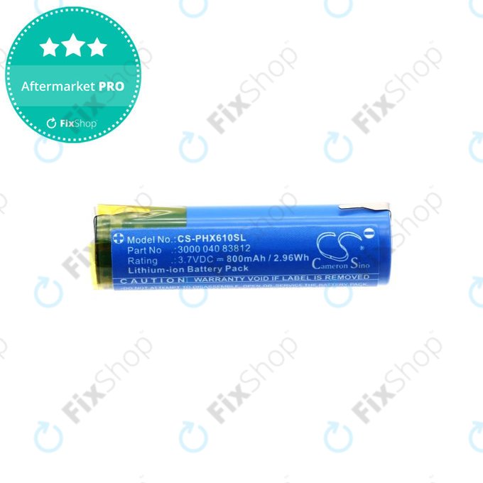 Baterie pro Oral-B Genius X, Philips HX6100 Series, 800mAh, Li-Ion, 3.7V, 3000 040 83812, HQ