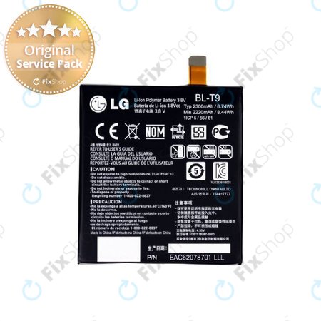 LG Nexus 5 D821 - Baterie BL-T9 2300mAh - EAC62078701 Genuine Service Pack