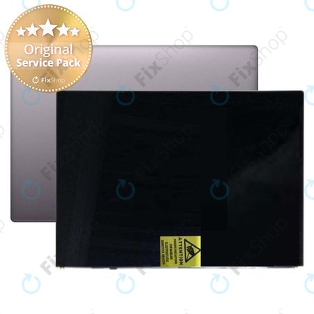 Huawei MateBook X Pro - LCD Displej + Dotykové Sklo + Rám (Mystic Silver) - 02352RQG