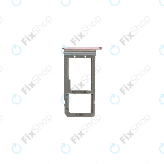 Samsung Galaxy S7 G930F - SIM/SD Slot (Pink) - GH98-39260E Genuine Service Pack