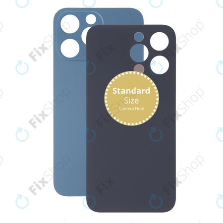 Apple iPhone 13 Pro - Sklo Zadního Housingu (Blue)