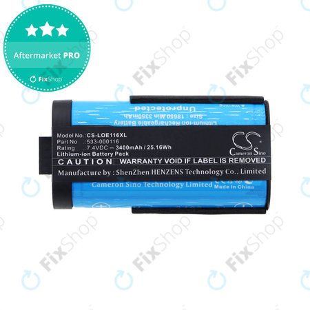 Baterie pro Logitech UE Megaboom, 3400mAh, Li-Ion, 7.4V, 533-000116, HQ