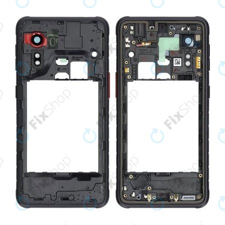 Samsung Galaxy Xcover 5 G525F - Střední Rám (Black) - GH98-46354A Genuine Service Pack