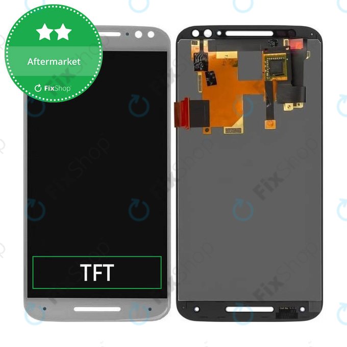 Motorola Moto X Style XT 1572 - LCD Displej + Dotykové Sklo (White) TFT