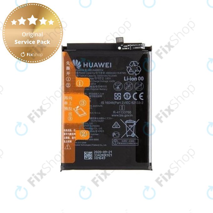 Huawei P Smart (2021) - Baterie HB526488EEW 5000mAh - 24023342 Genuine Service Pack