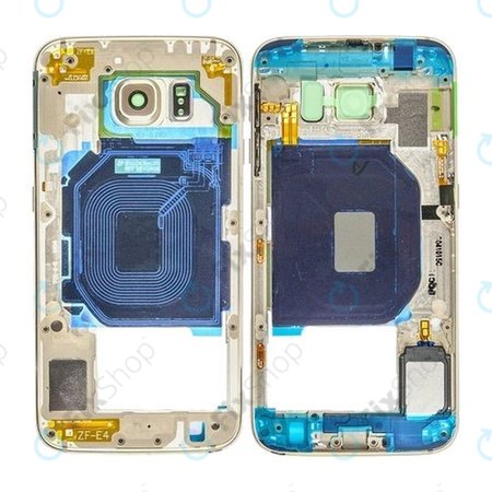 Samsung Galaxy S6 G920F - Střední Rám (Gold Platinum) - GH96-08583C Genuine Service Pack