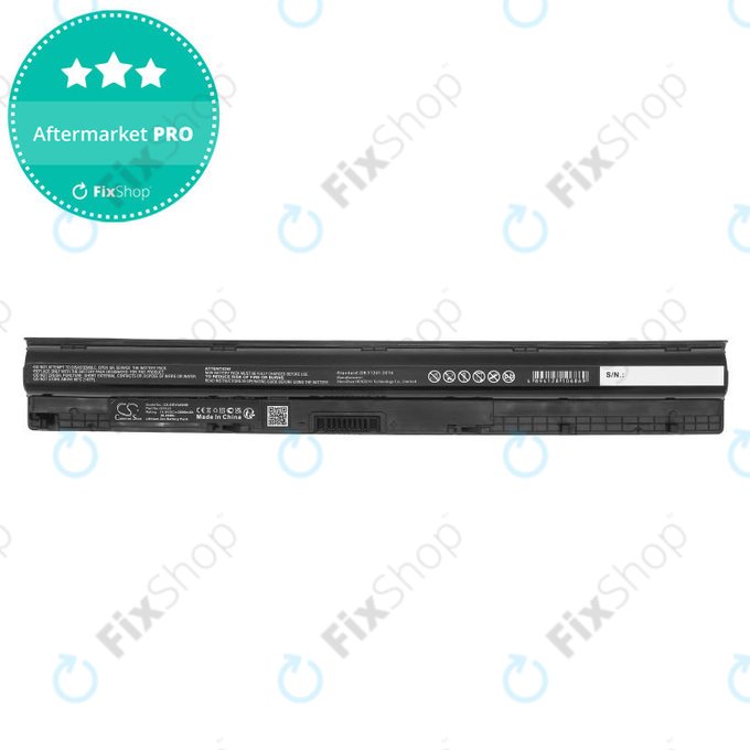 Baterie pro Dell Inspiron 14, 15, 17, Vostro 14, 15, 2600mAh, Li-Ion, 14.8V, GXVJ3, HQ