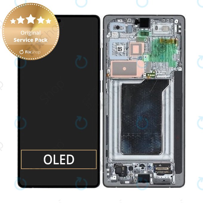 Samsung Galaxy S25 Ultra - LCD Displej + Dotykové Sklo + Rám (Titanium Black) - GH82-36387D Genuine Service Pack