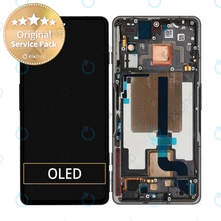 Xiaomi Poco F4 GT 21121210G - LCD Displej + Dotykové Sklo + Rám (Cyber Yellow) - 56000A0L1000 Genuine Service Pack