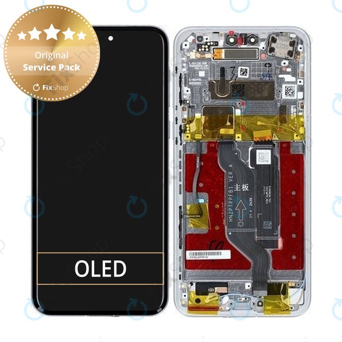 Honor Magic7 Pro - LCD Displej + Dotykové Sklo + Rám (Lunar Shadow Grey) - 0235AMRW Genuine Service Pack