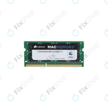 Corsair - Operační Paměť SO-DIMM 8GB DDR3L 1600MHz - CMSA8GX3M1A1600C11 Genuine Service Pack