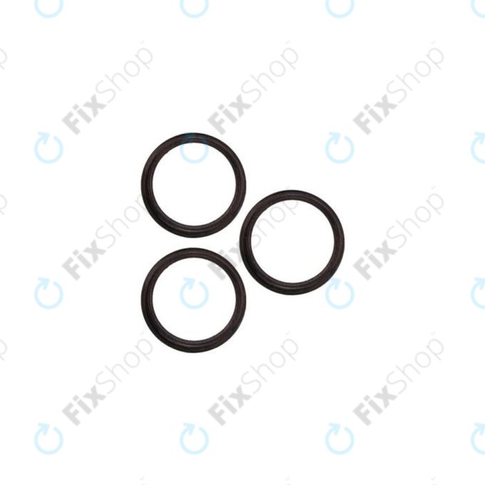 Apple iPhone 12 Pro - Rám Sklíčka Zadní Kamery (Graphite) - 3ks