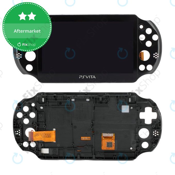 Sony Playstation Vita 2000 - LCD Displej + Dotykové Sklo + Rám (Black) TFT