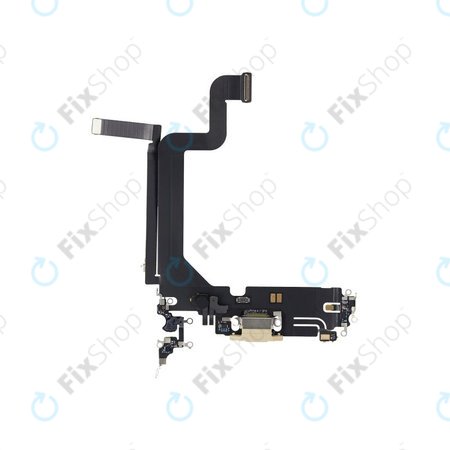 Apple iPhone 14 Pro Max - Nabíjecí Konektor + Flex Kabel (Gold)
