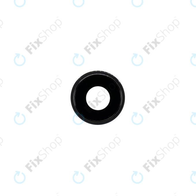 Apple iPhone XR - Sklíčko Kamery s Rámem (Black)