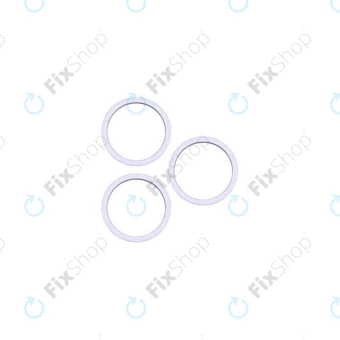 Apple iPhone 14 Pro, 14 Pro Max - Rám Sklíčka Zadní Kamery (Deep Purple) - 3ks