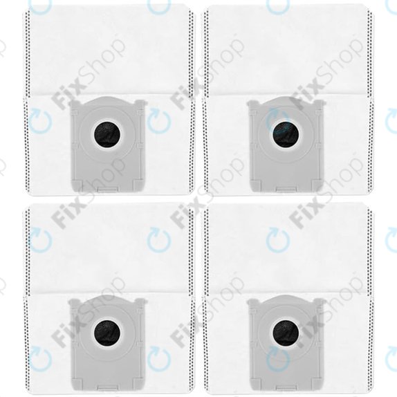 Sáček do vysavače, 4 ks pro Ecovacs Deebot T30c, T50-series, T80-series, X8-series, X9 Pro-series