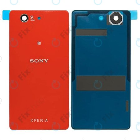 Sony Xperia Z3 Compact D5803 - Bateriový Kryt bez NFC Antény (Orange)
