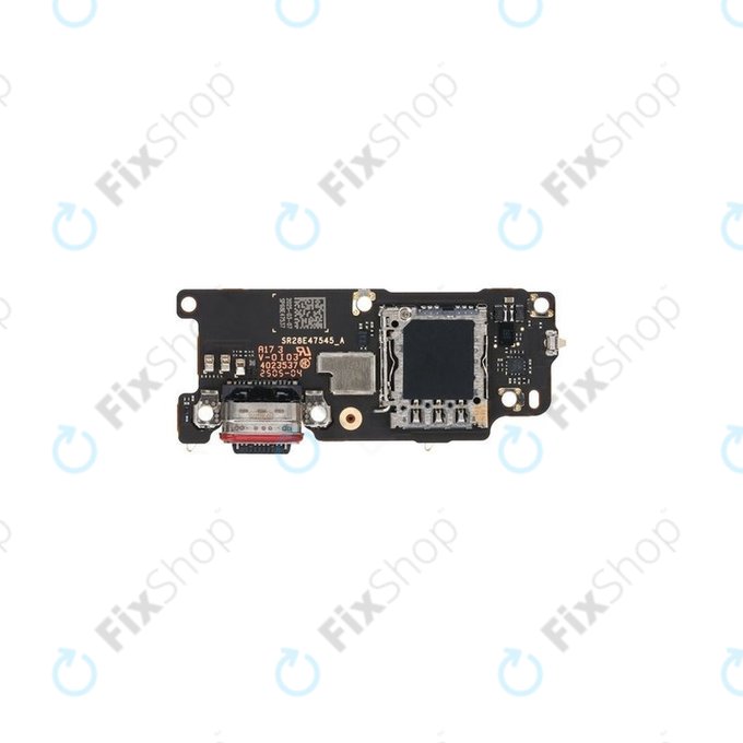 Motorola Razr 60 Ultra - Nabíjecí Konektor PCB Deska - 5P68C29822 Genuine Service Pack