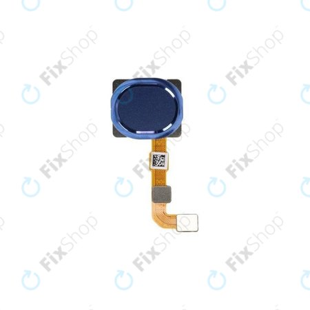 Samsung Galaxy A20s A207F - Senzor Otisku Prsta + Flex Kabel (Blue) - GH81-17809A Genuine Service Pack