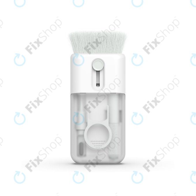 Multifunkční Čistící Nástroj s Vytahovačem Kláves a Hadříkem 6v1