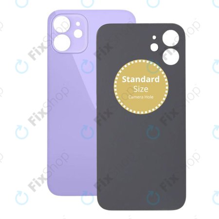 Apple iPhone 12 - Sklo Zadního Housingu (Purple)