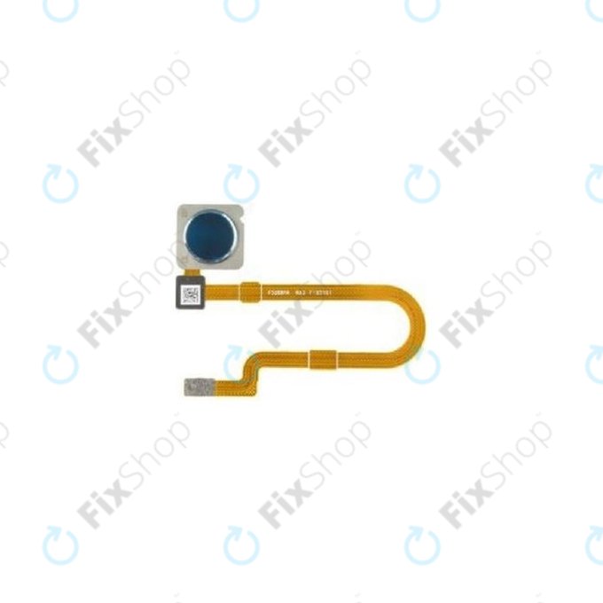 Xiaomi Mi 8 Lite - Senzor Otisku Prsta + Flex Kabel (Aurora Blue)