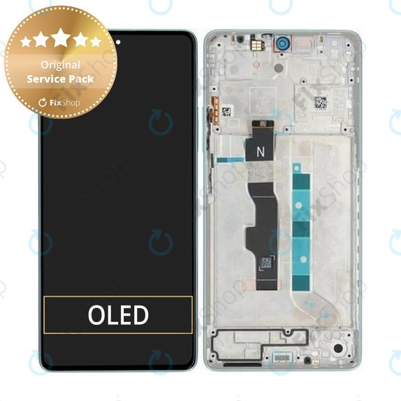 Xiaomi Redmi Note 13 5G 2312DRAABC - LCD Displej + Dotykové Sklo + Rám (Ocean Teal) - 5600030N1700 Genuine Service Pack