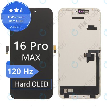 Apple iPhone 16 Pro Max - LCD Displej + Dotykové Sklo + Rám Hard OLED FixPremium 120Hz