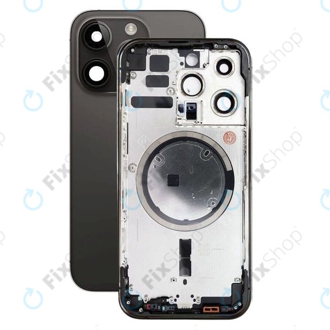 Apple iPhone 14 Pro - Zadní Housing (Space Black)