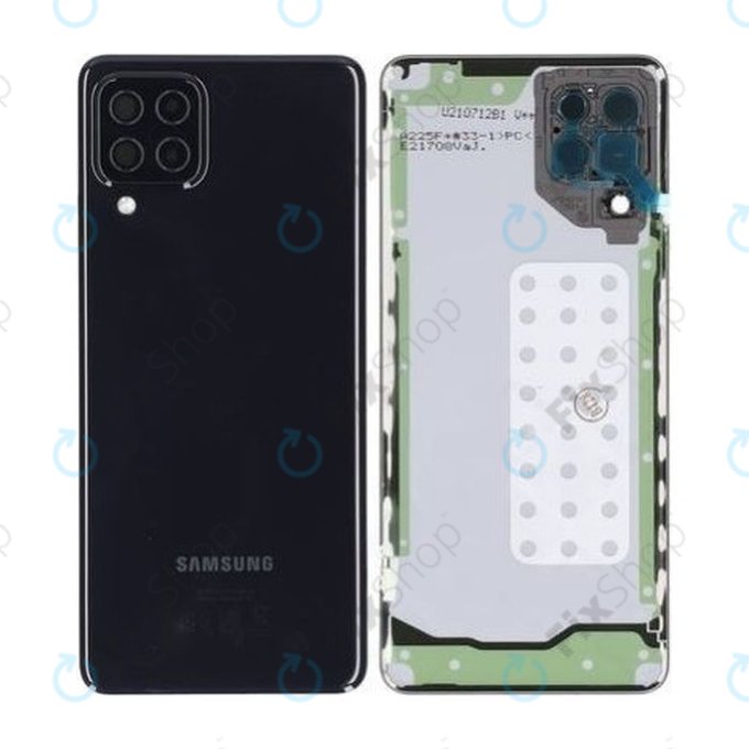 Samsung Galaxy A22 A225F - Bateriový Kryt (Black) - GH82-25959A, GH82-26518A Genuine Service Pack
