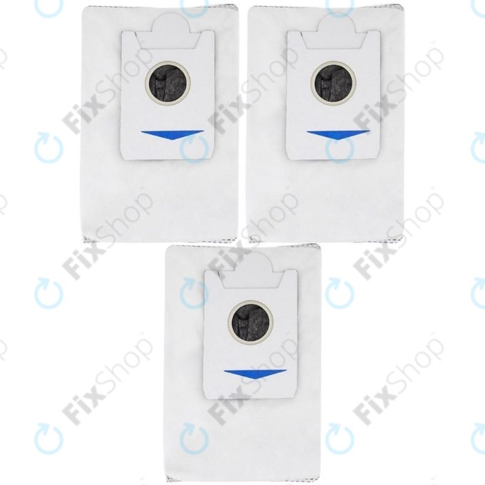 Sáček do vysavače, 3 ks, Aktivní uhlí pro Ecovacs Deebot X2-series, X5-series