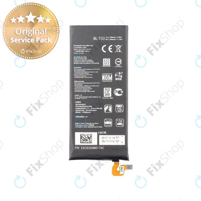 LG Q6 M700N - Baterie 3000mAh - EAC63558801 Genuine Service Pack