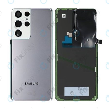 Samsung Galaxy S21 Ultra G998B - Bateriový Kryt (Phantom Silver) - GH82-24499B Genuine Service Pack