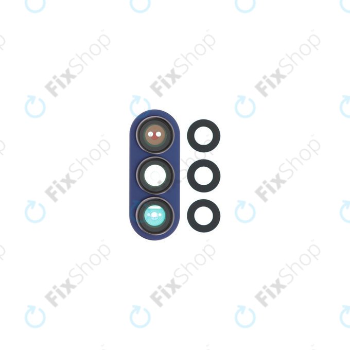 Samsung Galaxy Z Fold 7 F966B - Sklíčko Zadní Kamery + Rám (Blue Shadow)