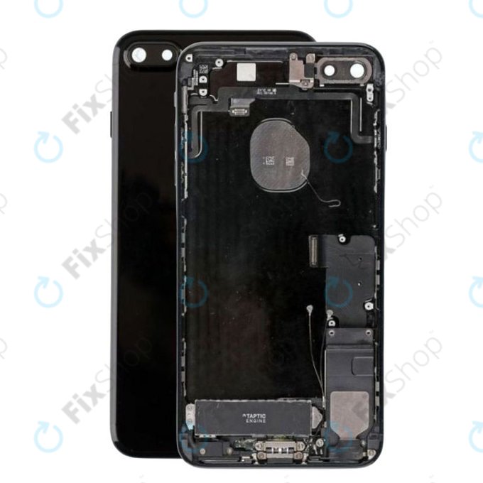 Apple iPhone 7 Plus - Zadní Housing s Malými Díly (Jet Black)