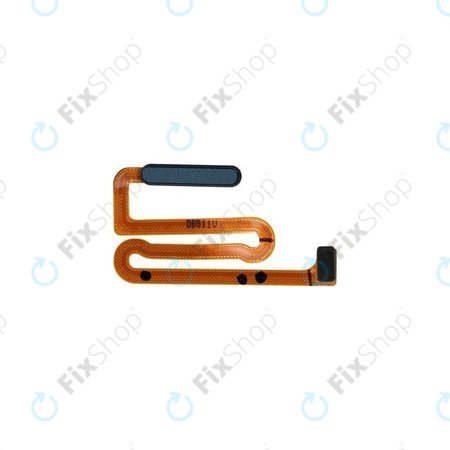 Samsung Galaxy M12 M127F - Senzor Otisku Prstu + Flex Kabel (Black) - GH96-14188A Genuine Service Pack