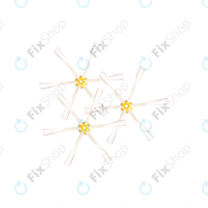 iRobot Roomba 500, 600, 700-series - Víceramenný Boční Kartáč (3ks)