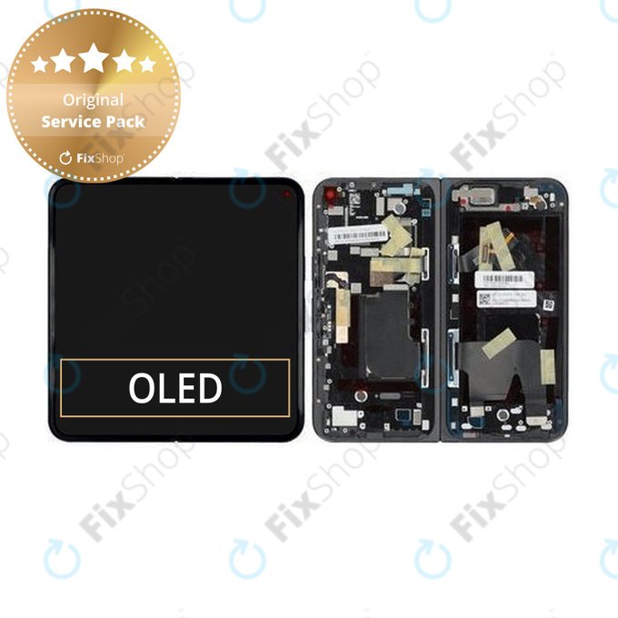 Displej pro Google Pixel 9 Pro Fold, Inner, Obsidian, Dotykové sklo bez rámu, G949-00903-00, Genuine Service Pack