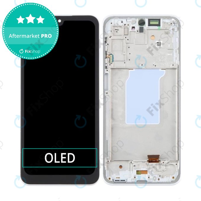 Samsung Galaxy A26 A266E - LCD Displej + Dotykové Sklo + Rám (White) OLED