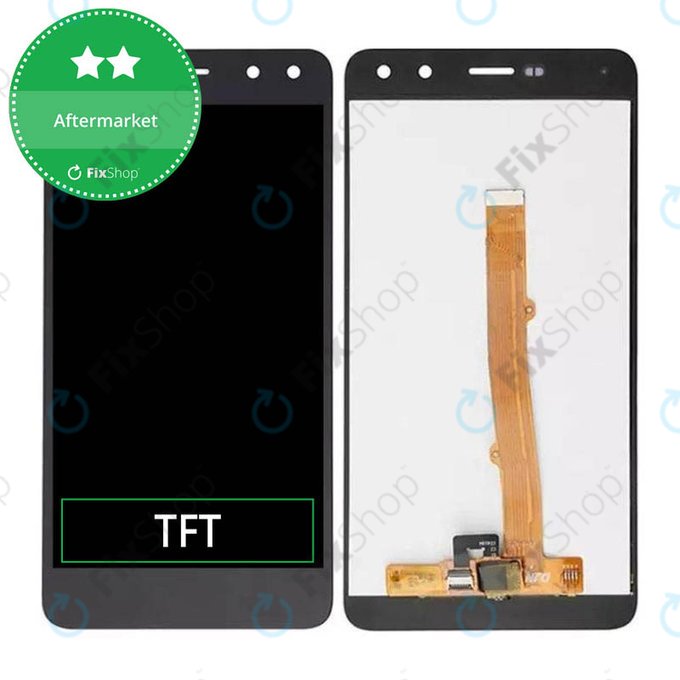 Huawei Y6 (2017) - LCD Displej + Dotykové Sklo (Black) TFT