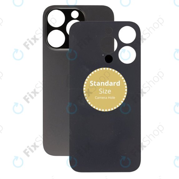 Apple iPhone 14 Pro - Sklo Zadního Housingu (Space Black)