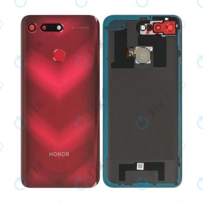 Huawei Honor View 20 - Bateriový Kryt + Senzor Otisku (Phantom Red) - 02352LNW, 02352JKH Genuine Service Pack